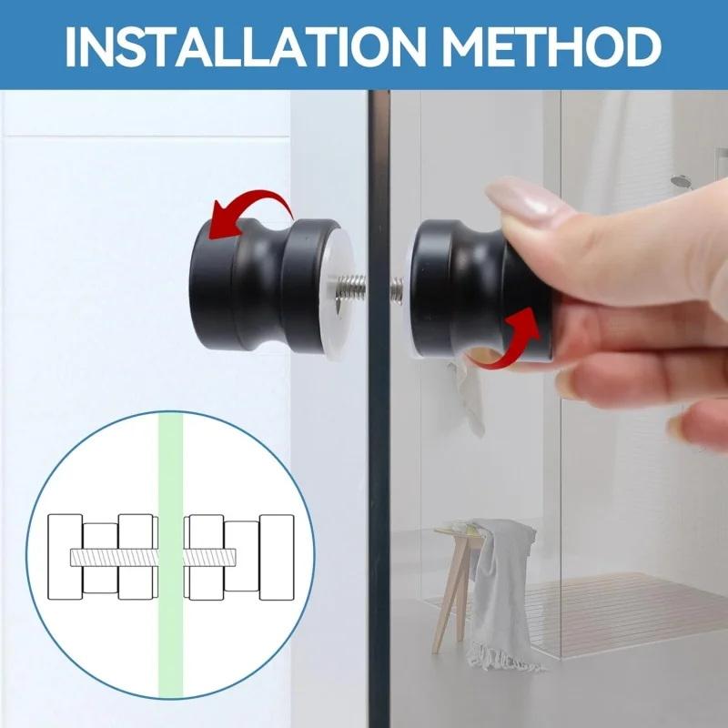 Door Knob Replacement - Stylish Shower Glass Door Handle,Sliding Shower