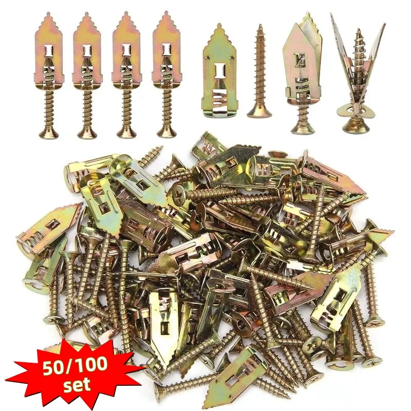 20/50/100Pcs Self Drilling Dry - Drywall Anchor Screw recension och pris