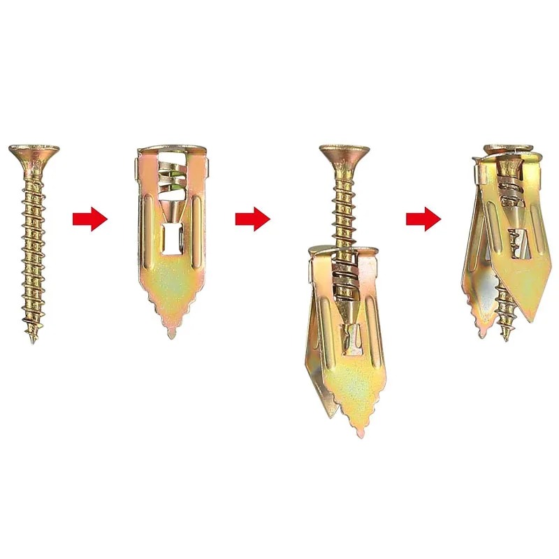 20/50/100Pcs Self Drilling Dry - Drywall Anchor Screw recension och pris