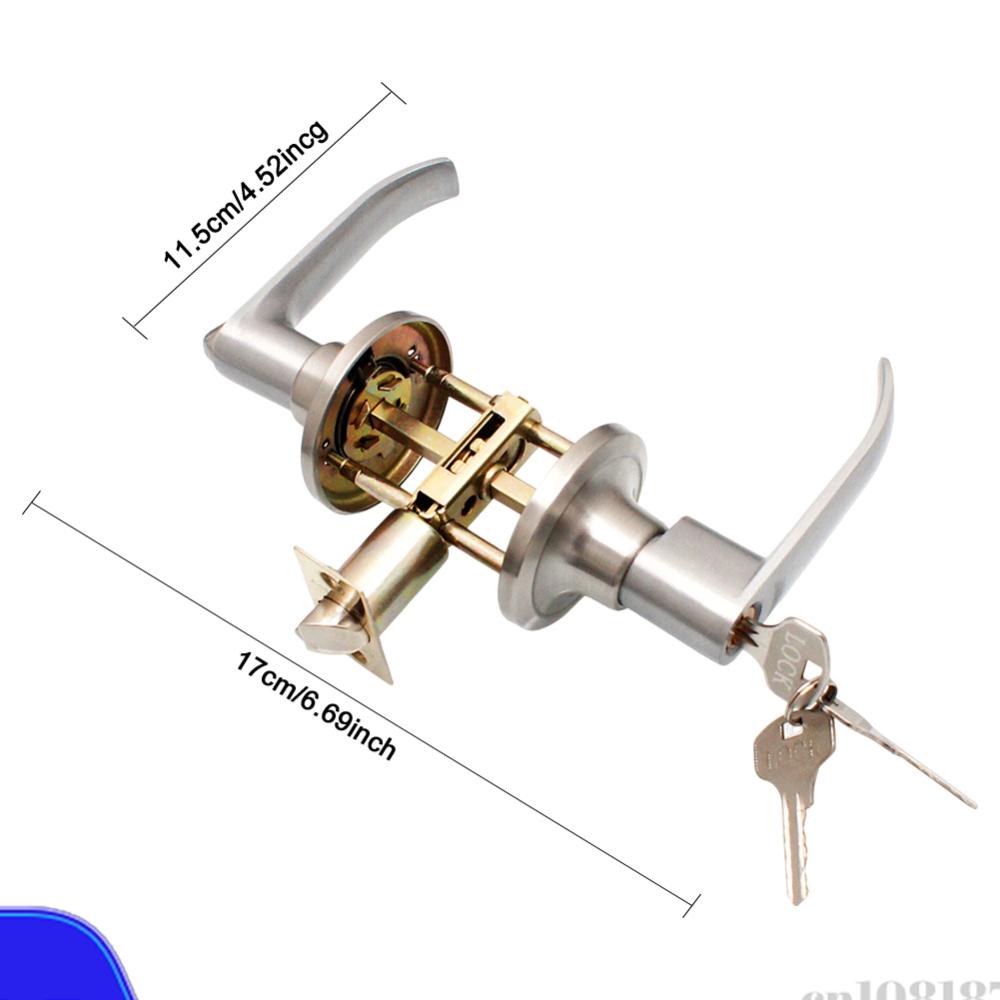 Locking Door Handle Stainless  - Door Knob Replacement recension och pris