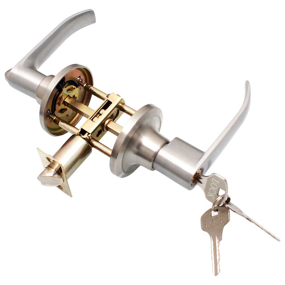 Locking Door Handle Stainless  - Door Knob Replacement recension och pris