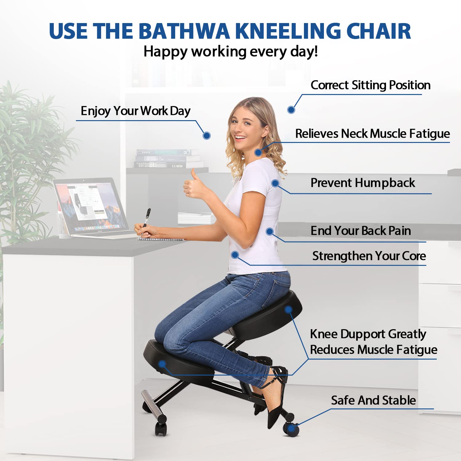 Kneeling Chair Ergonomic for O - Home Improvement Usa recension och pris