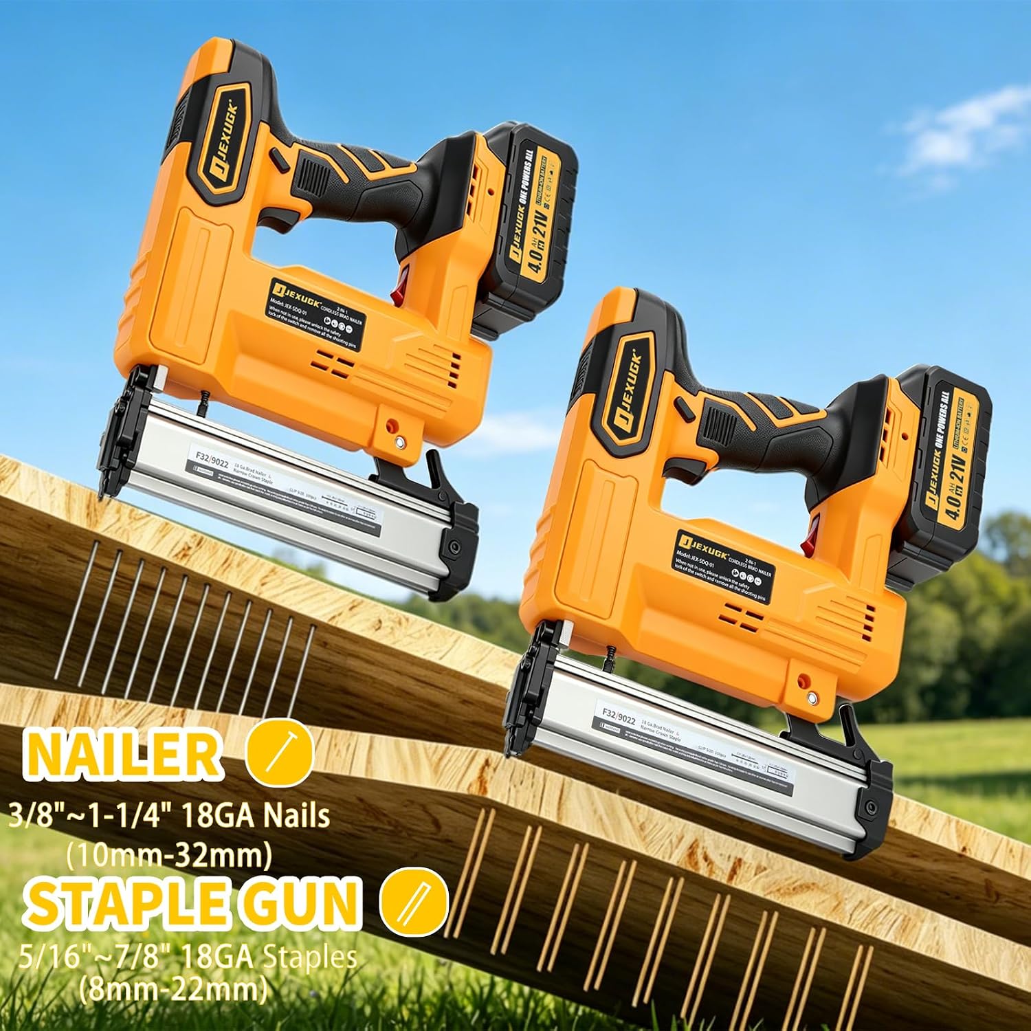 Battery Powered 18GA 2-in-1 Br - Home Improvement Brad recension och pris
