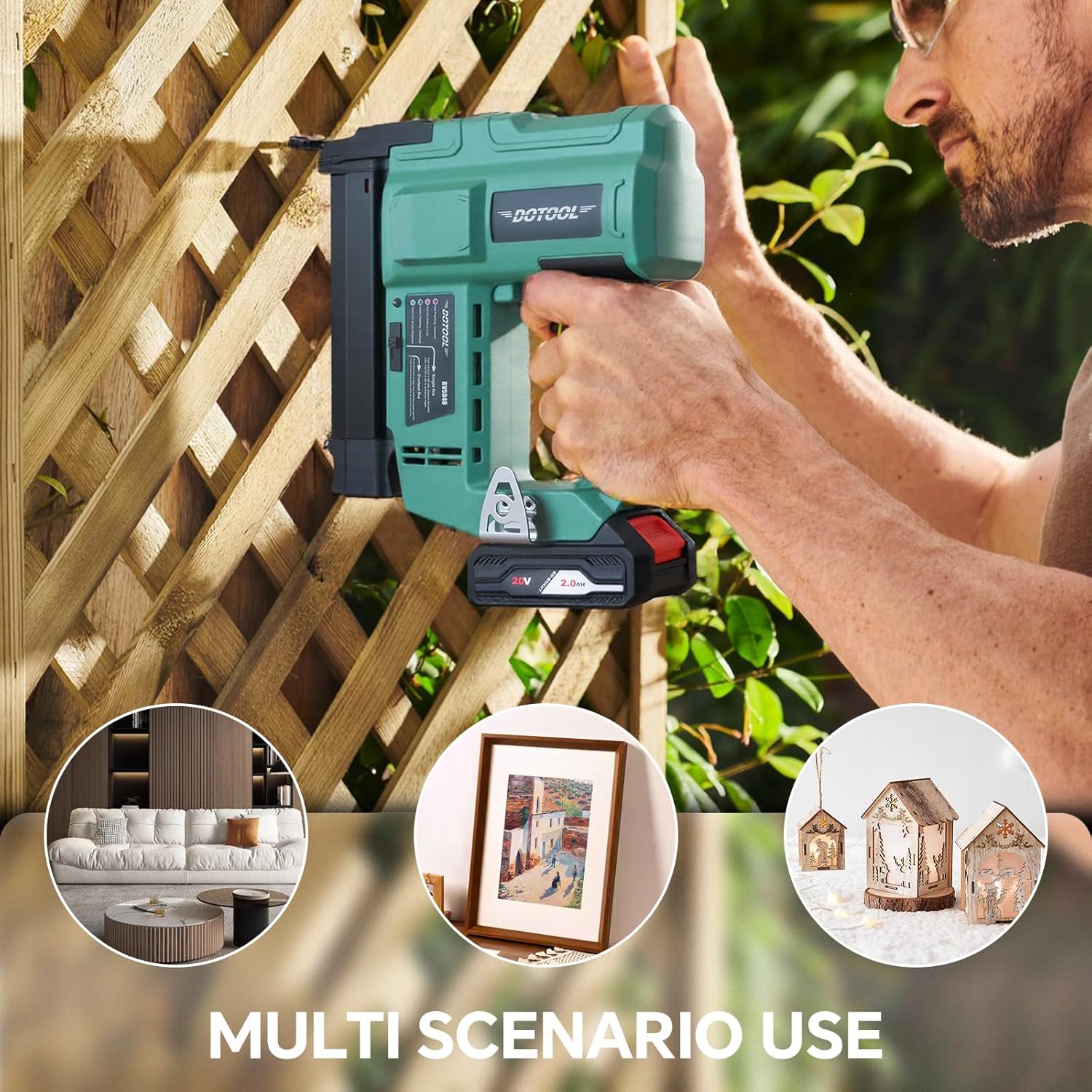 Battery-Powered Cordless Nail  - Home Improvement Brad recension och pris