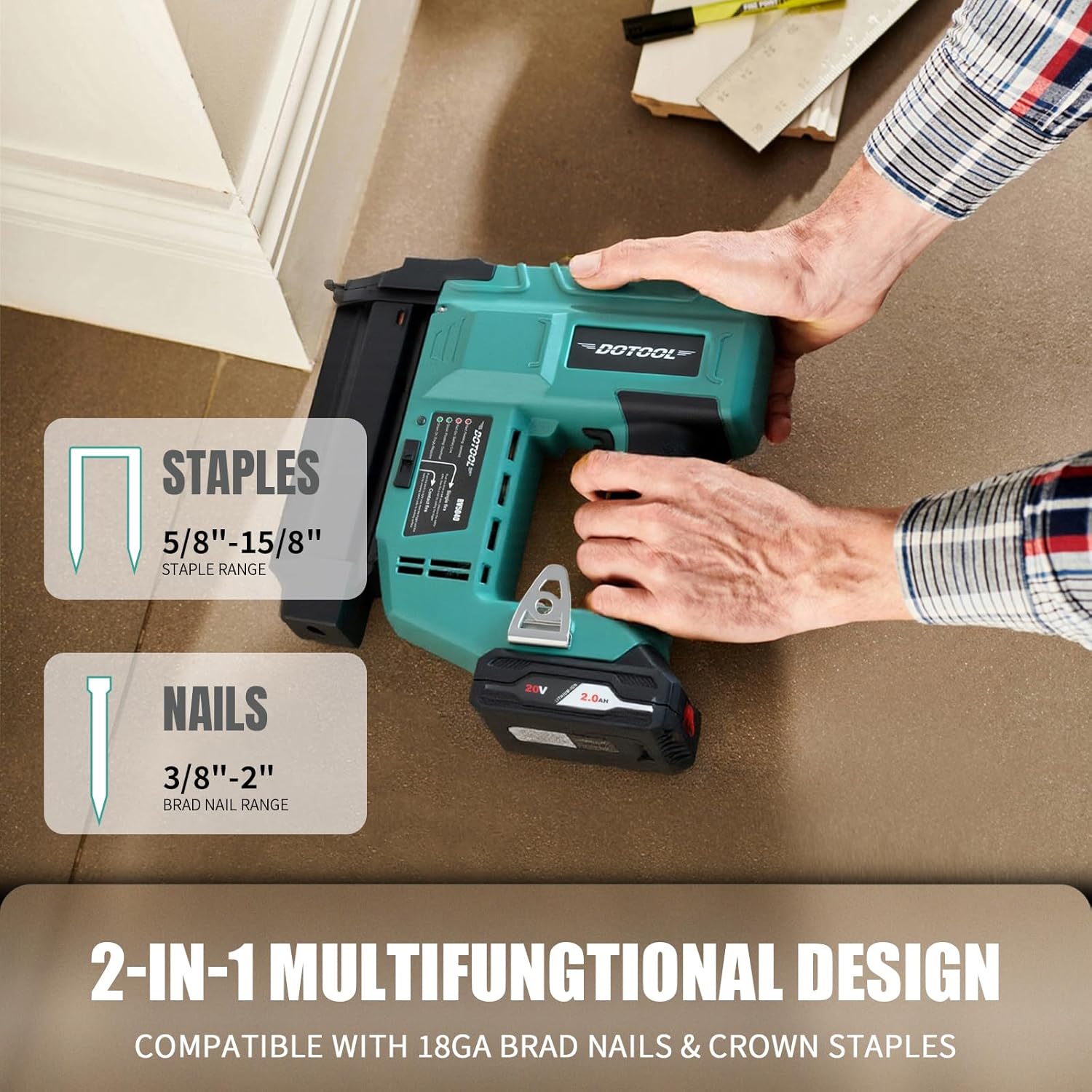 Battery-Powered Cordless Nail  - Home Improvement Brad recension och pris