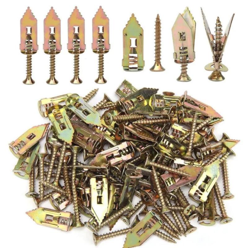 50Pcs Self-Tapping Drywall Anc - Drywall Anchor Screw recension och pris
