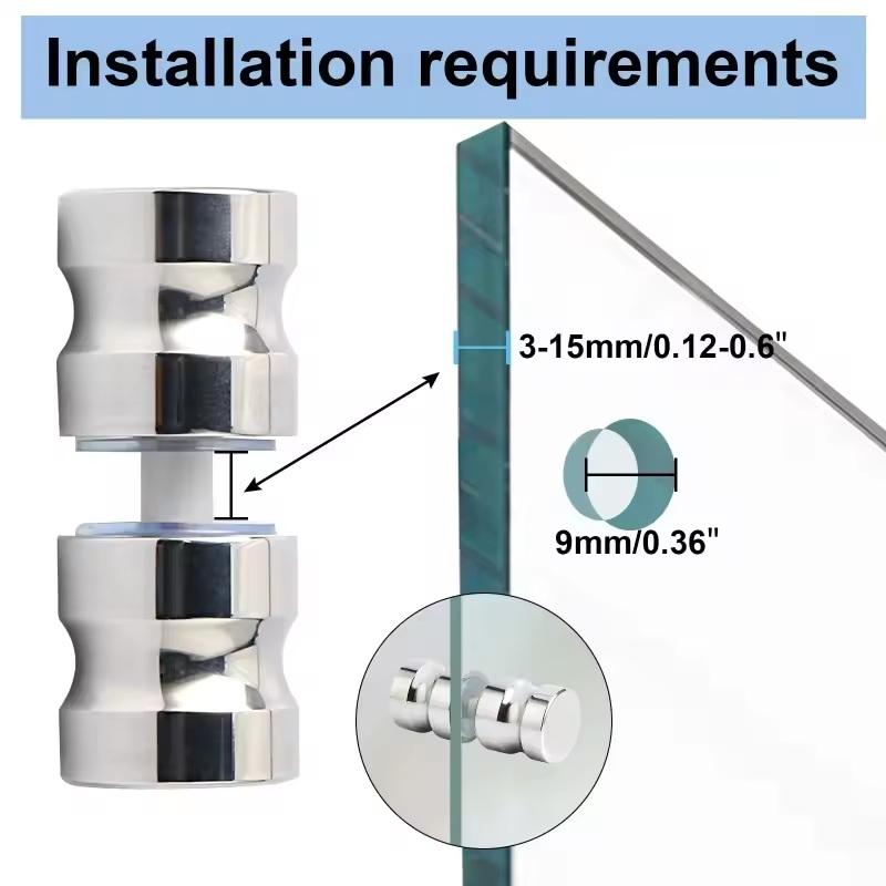 Stylish Shower Glass Door Hand - Door Knob Replacement recension och pris