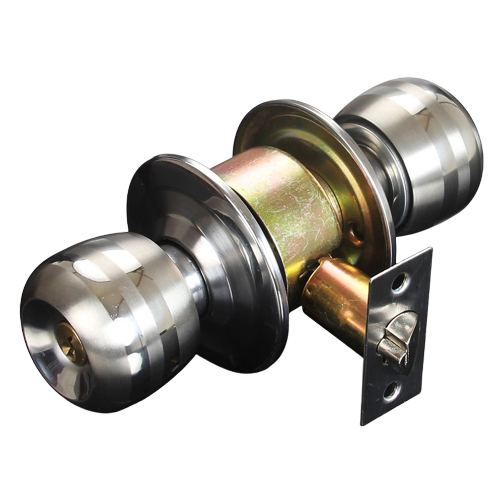 Ball Door Knob with Lock Round - Door Knob Replacement recension och pris