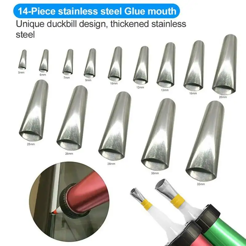 14PCS Stainless Steel Caulk No - Bathroom Caulk Siliconized recension och pris