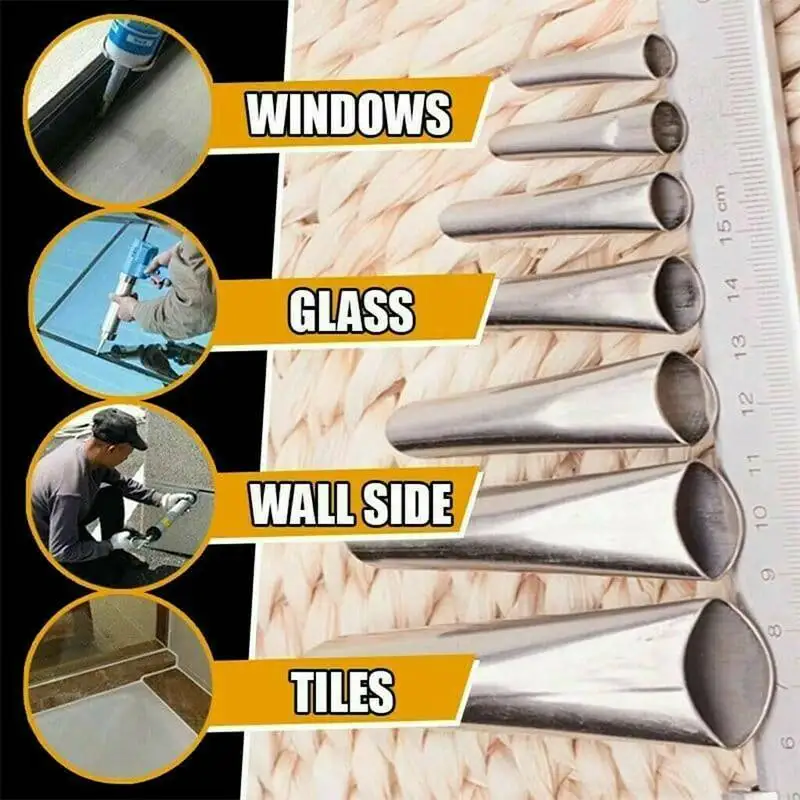 14PCS Stainless Steel Caulk No - Bathroom Caulk Siliconized recension och pris