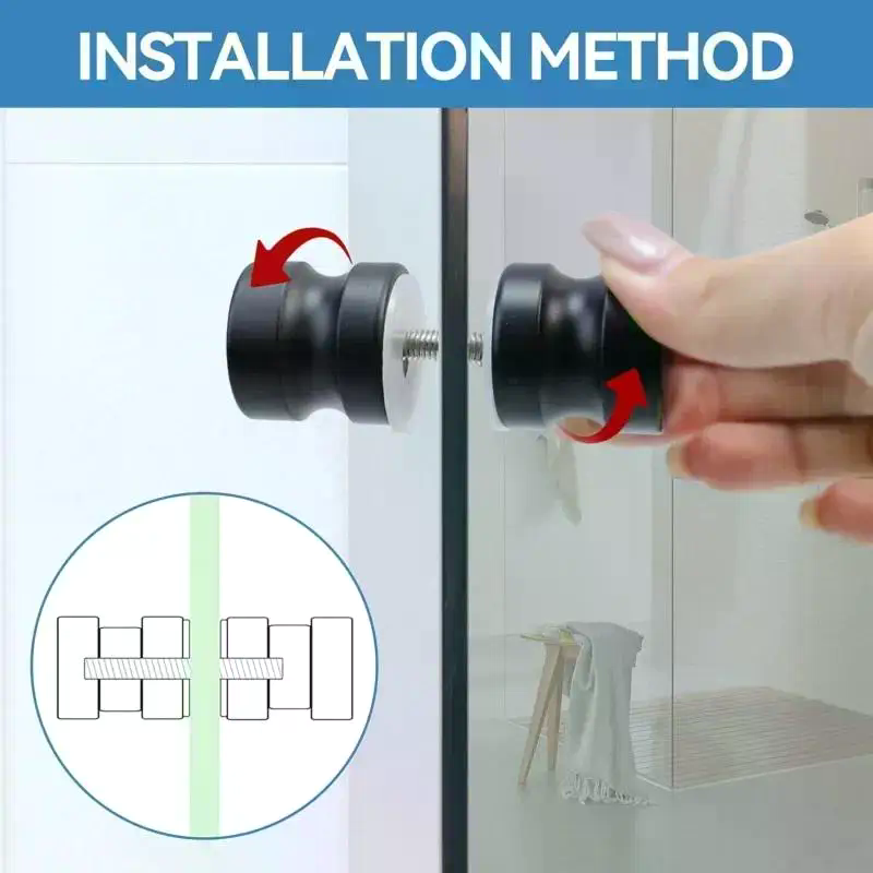 Stylish Shower Glass Door Hand - Door Knob Replacement recension och pris