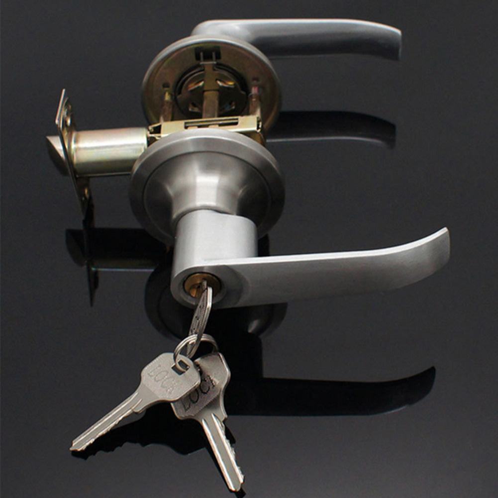 Door Lever Lock with 3 Keys Lo - Door Knob Replacement recension och pris