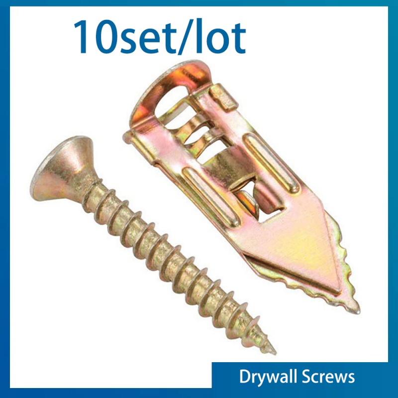 10pcs/lot Drilling Anchors Scr - Drywall Anchor Screw recension och pris