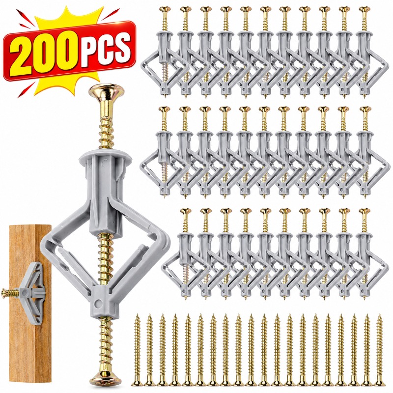 20-200Pcs Airplane Expansion P - Drywall Anchor Screw recension och pris