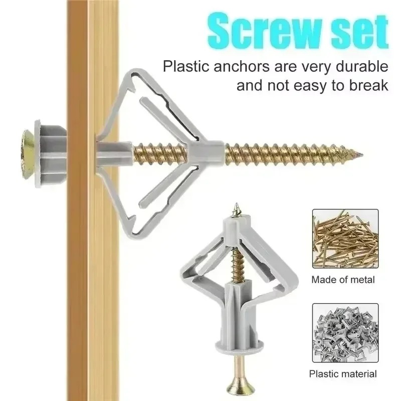20-200Pcs Airplane Expansion P - Drywall Anchor Screw recension och pris