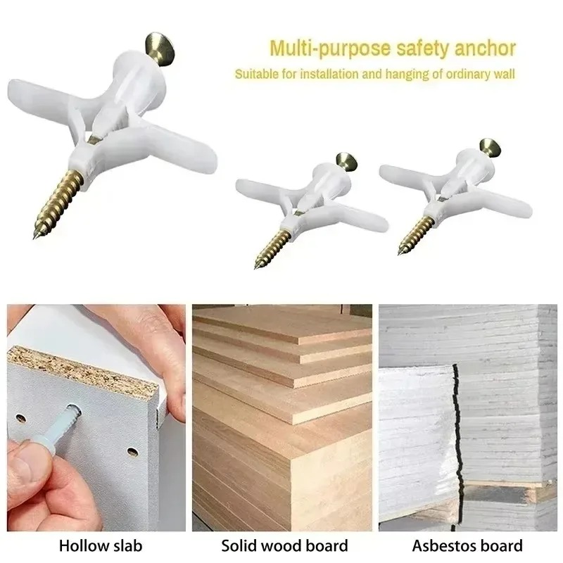 20-200Pcs Airplane Expansion P - Drywall Anchor Screw recension och pris