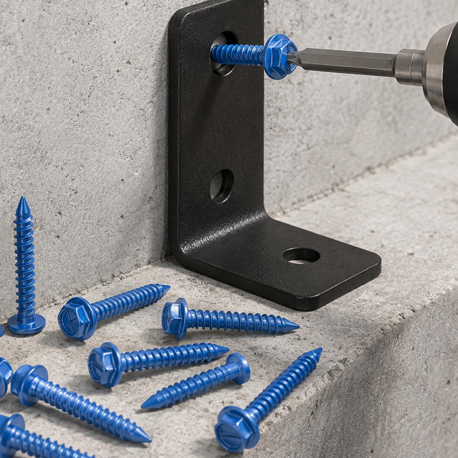 100/50pc Self-tapping Concrete - Drywall Anchor Screw recension och pris