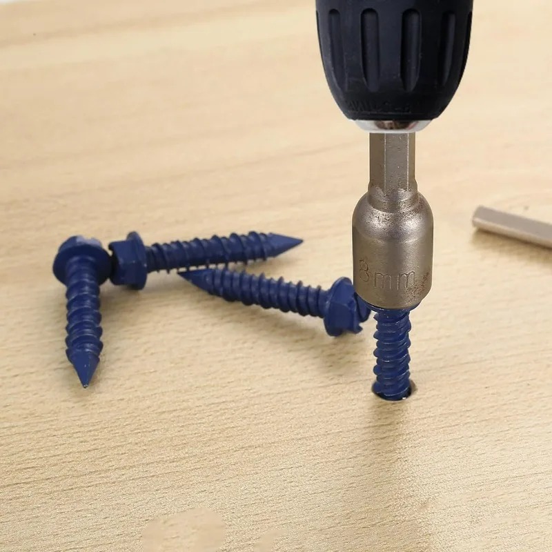 100/50pc Self-tapping Concrete - Drywall Anchor Screw recension och pris