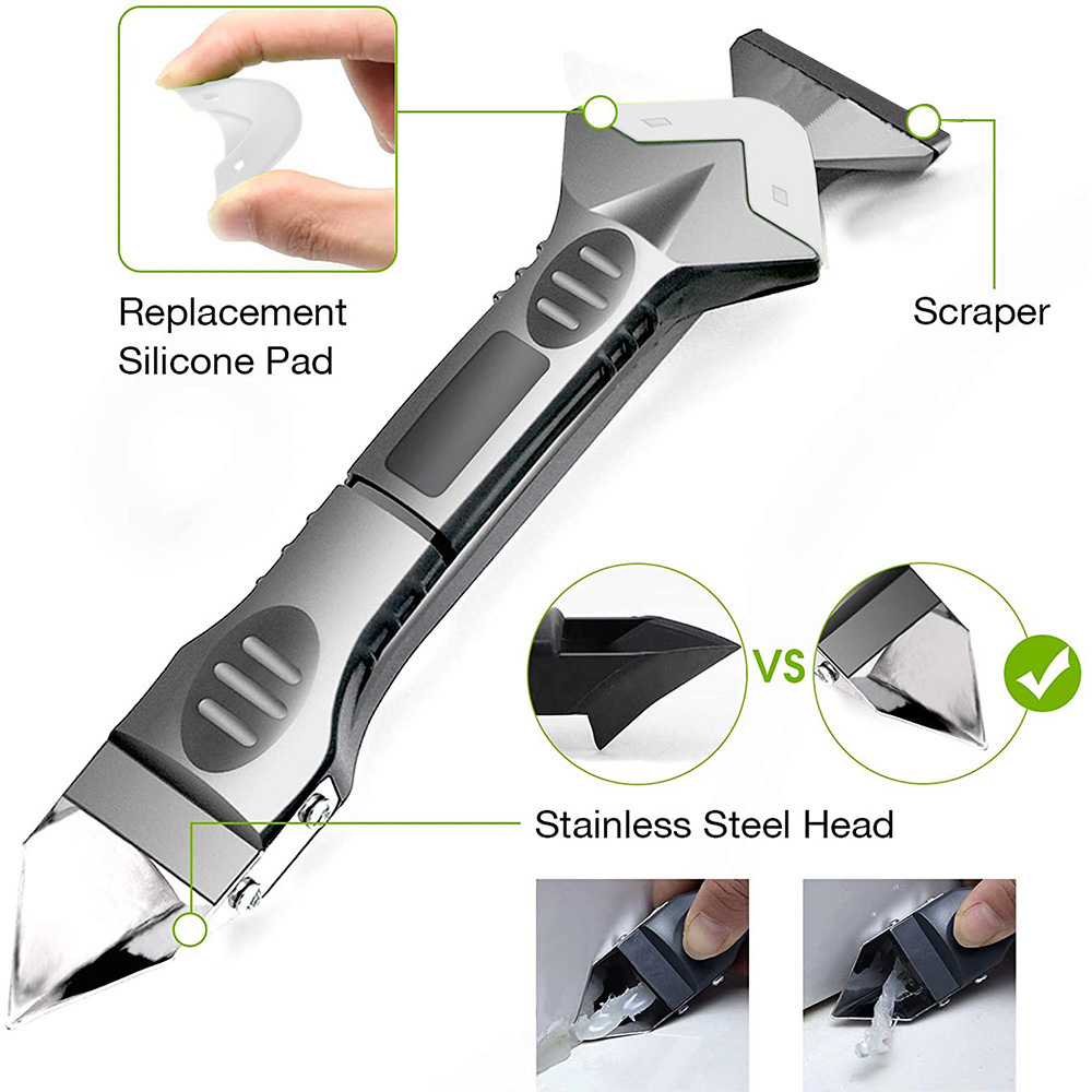 5 in 1 Silicone Caulking Tools - Bathroom Caulk Siliconized recension och pris