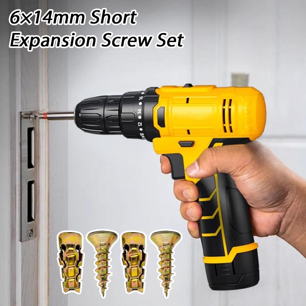 100pcs 6*14mm Door Hinge Threa - Drywall Anchor Screw recension och pris