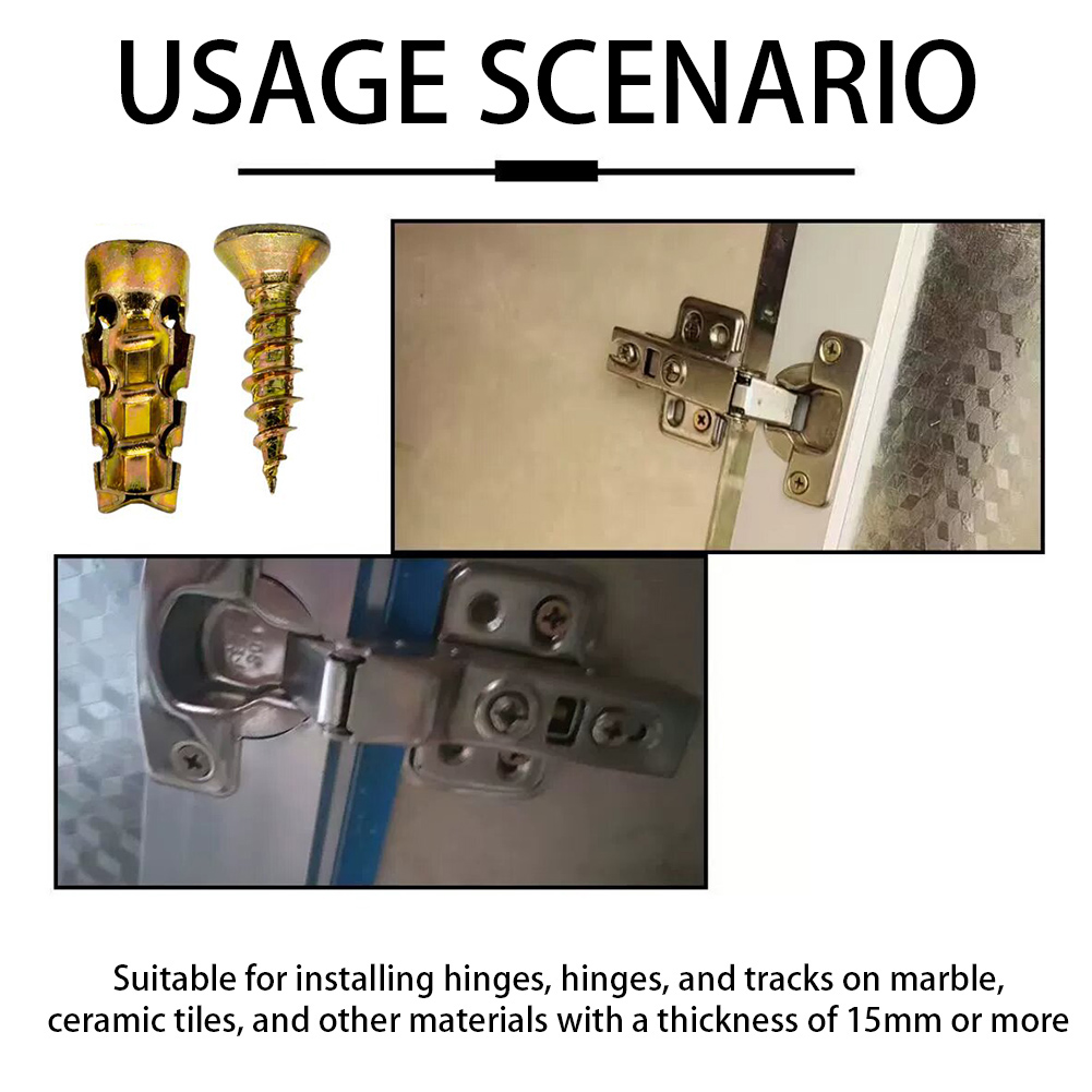 6*14mm Door Hinge Thread Repai - Drywall Anchor Screw recension och pris