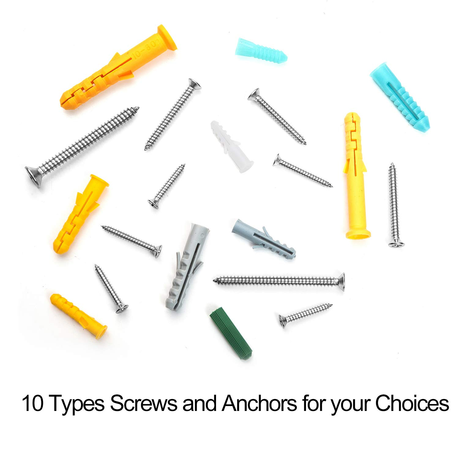 482pcs/set Plastic Expansion D - Drywall Anchor Screw recension och pris