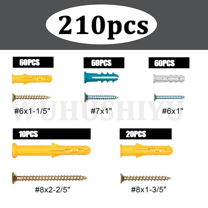 Drywall Anchors and Screws Ass - Drywall Anchor Screw recension och pris