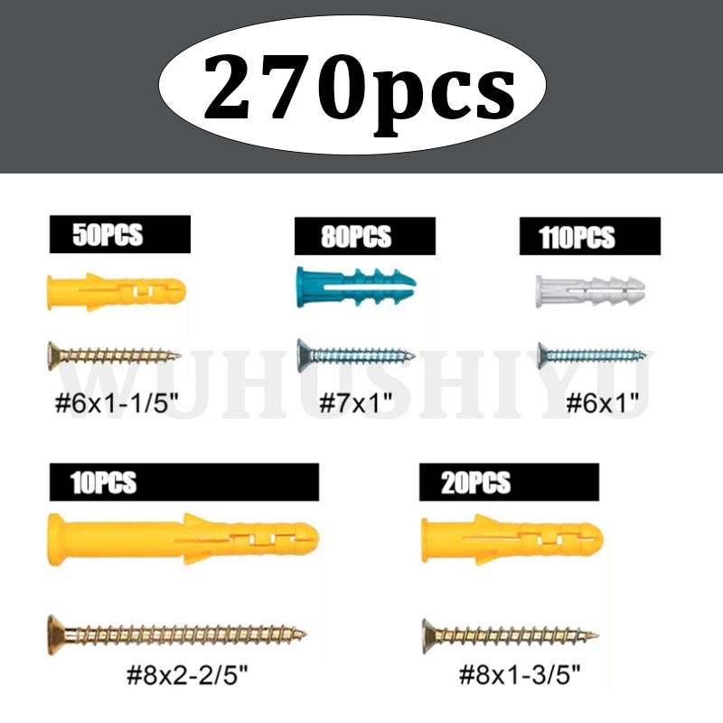 Drywall Anchors and Screws Ass - Drywall Anchor Screw recension och pris