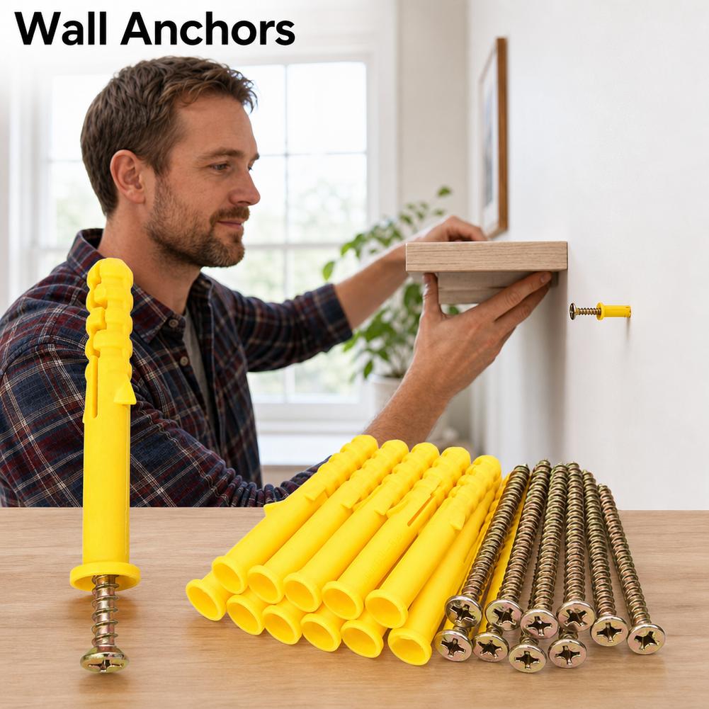 10/30Pcs M6 M8 Heavy Duty Dryw - Drywall Anchor Screw recension och pris