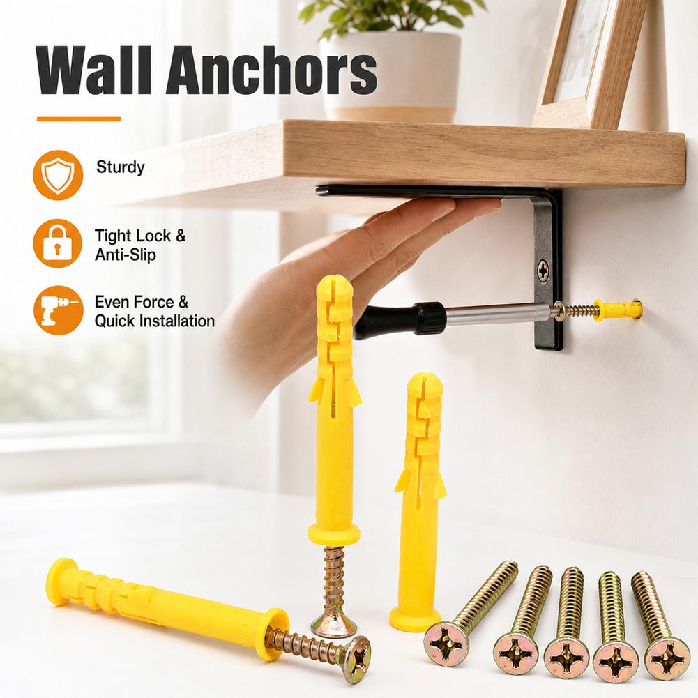 10/30Pcs M6 M8 Heavy Duty Dryw - Drywall Anchor Screw recension och pris