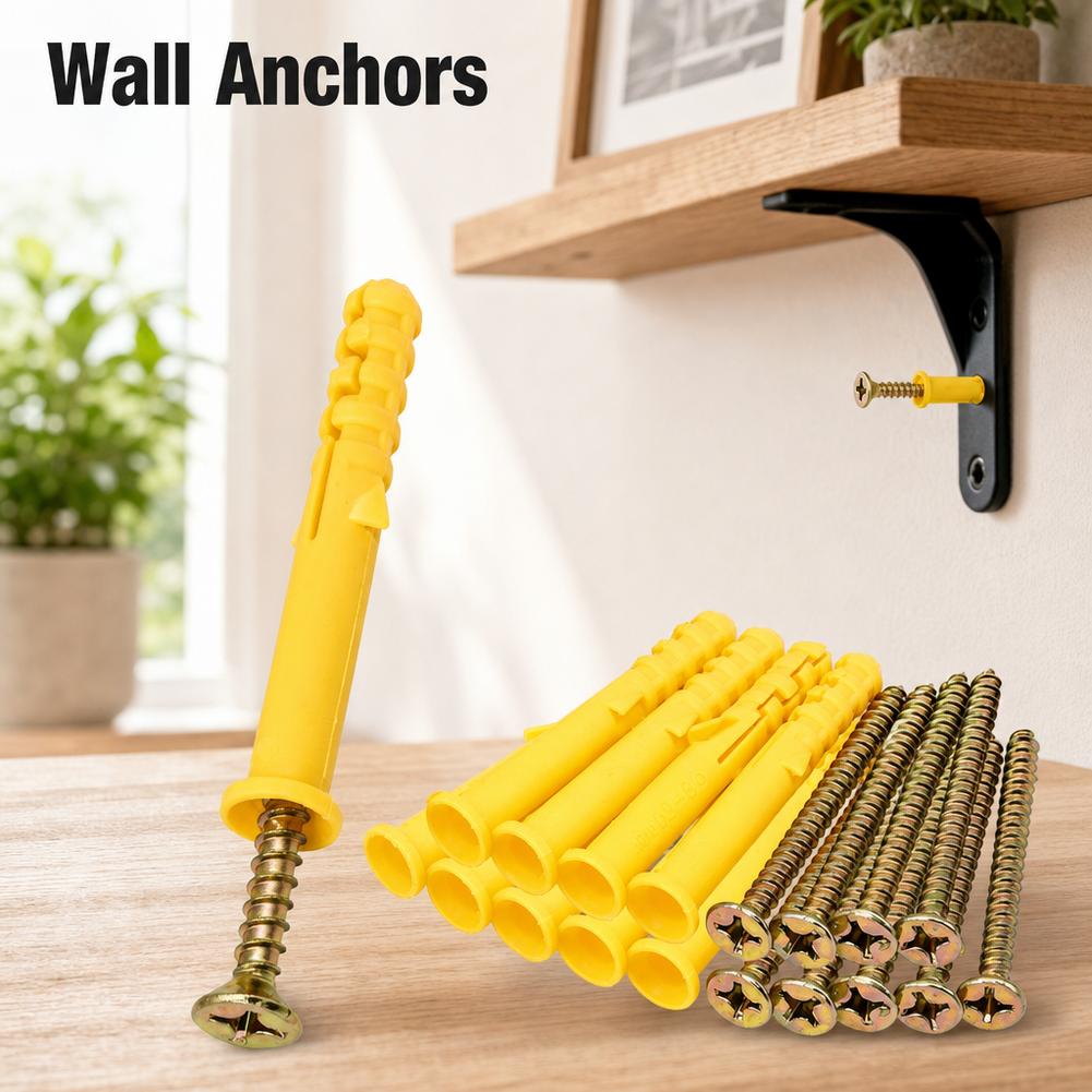 10/30Pcs M6 M8 Heavy Duty Dryw - Drywall Anchor Screw recension och pris