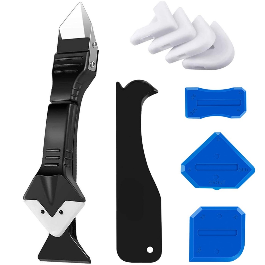 10 PCS Silicone Caulking Tools - Bathroom Caulk Siliconized recension och pris