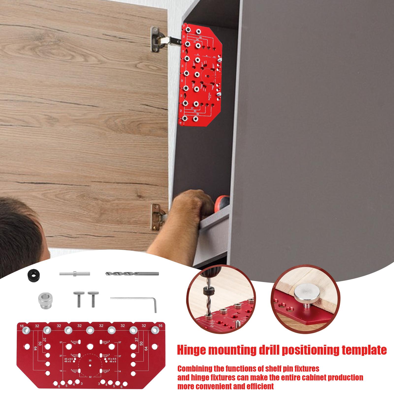 Cabinet Door Hinge Jig Door Hi - Home Improvement For Beginners recension och pris