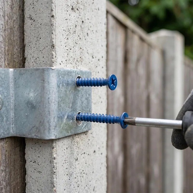 Concrete Screws Anchor Blue Fl - Drywall Anchor Screw recension och pris