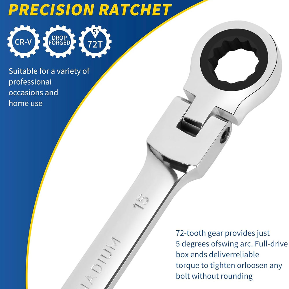 1pc 6mm-32mm 72-Tooth Ratcheti - Home Improvement Tim Allen recension och pris