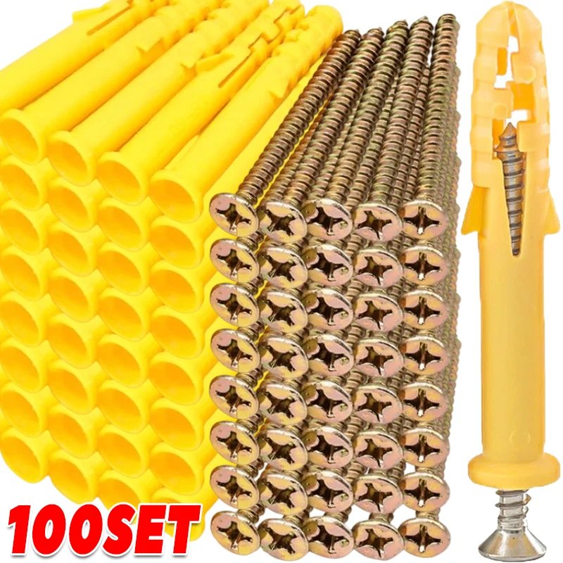 Plastic Tube Expansion Wall An - Drywall Anchor Screw recension och pris