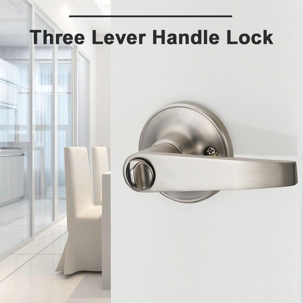 Door Lever Lock with 3 Keys Lo - Door Knob Replacement recension och pris