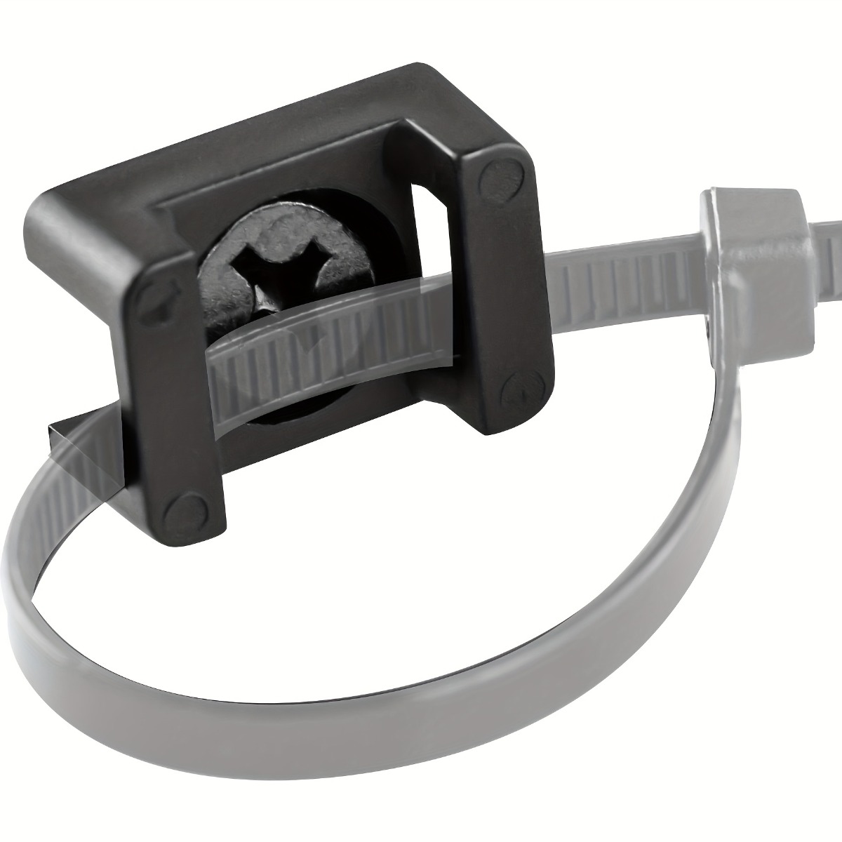 100 Sets Cable Tie Mounts with - Drywall Anchor Screw recension och pris